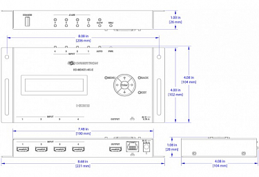 Crestron HD-MD4X1-4K-E